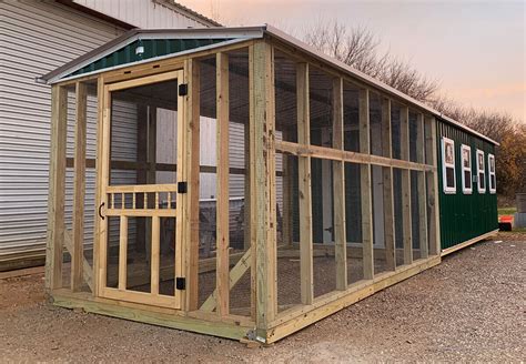 Pawhut Chicken Run, Large Metal Chicken Coop With 